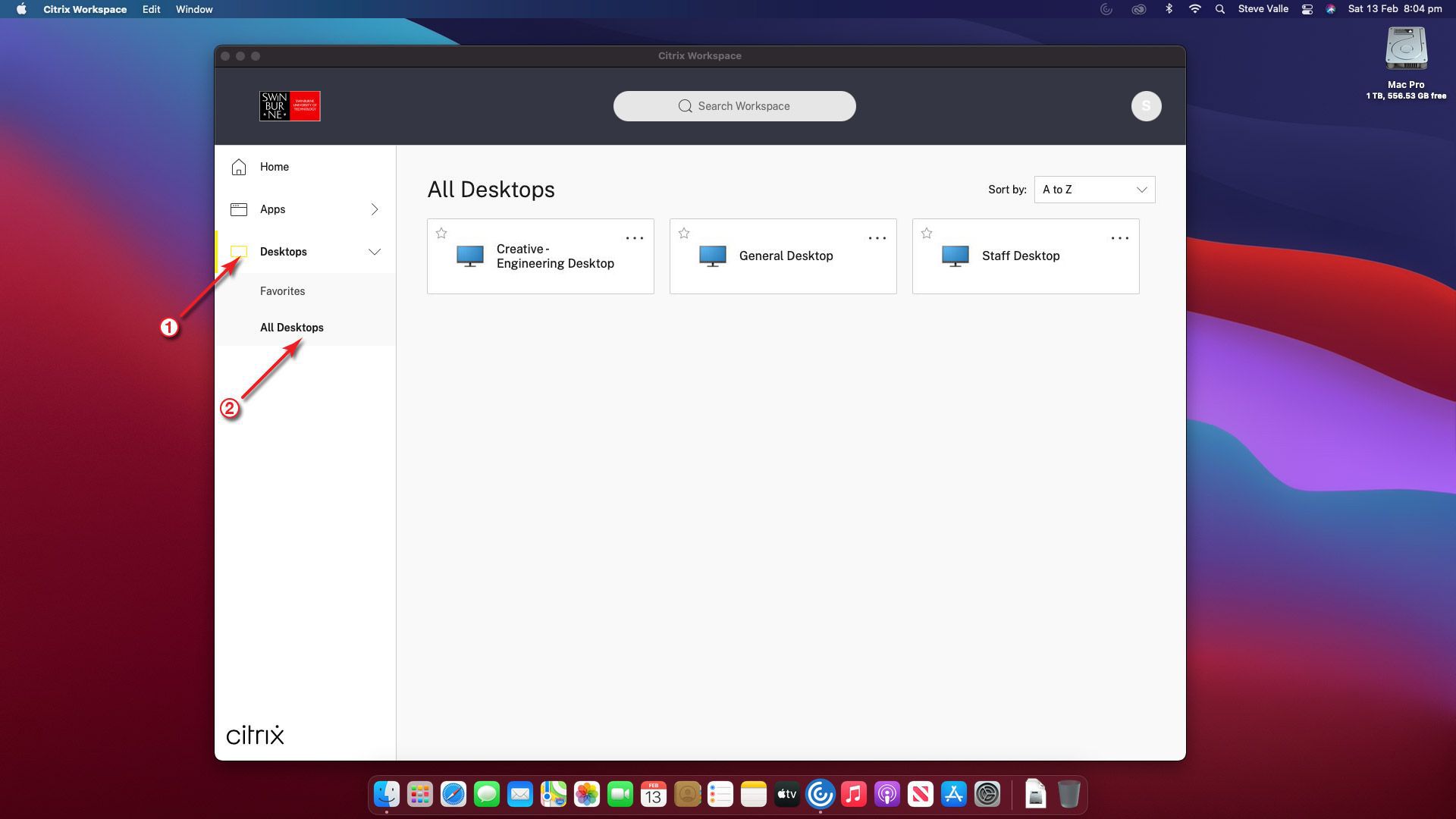 Citrix on Virtual Desktops 与虚拟桌面的图片如何使用Citrix强调步骤5