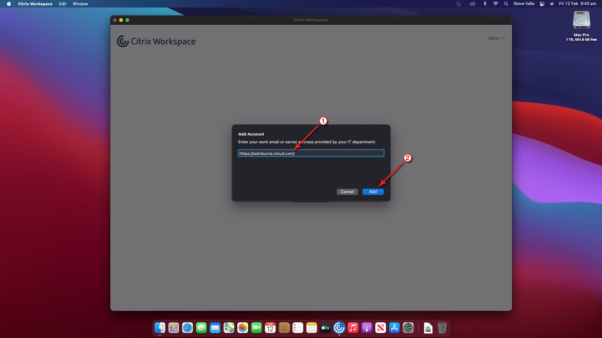 Citrix Install Guide (macOS) 图片Citrix安装在macOS突出16步的过程