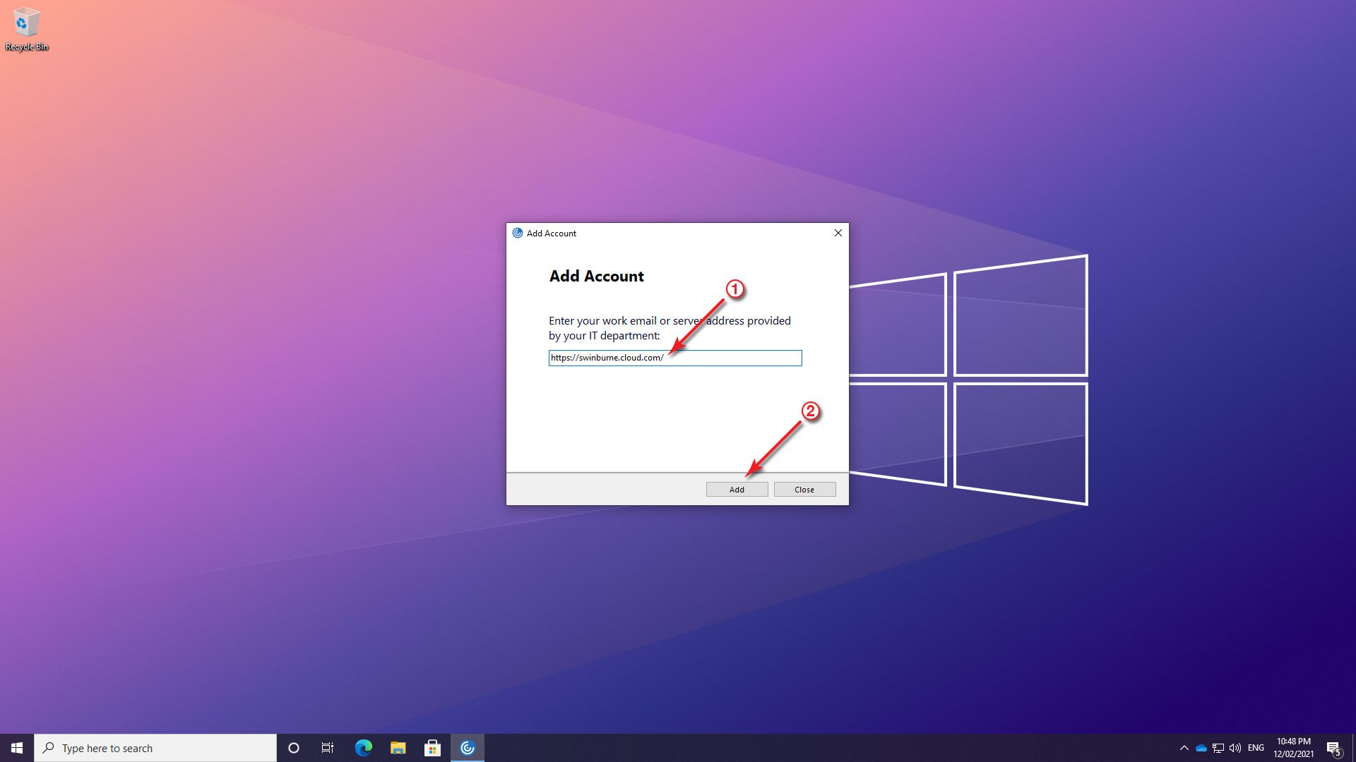 Citrix Install Guide (Windows 10) 图片Citrix安装在Windows上10强调步骤12