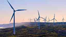 西澳大利亚州奥尔巴尼镇附近的奥尔巴尼风力发电场。