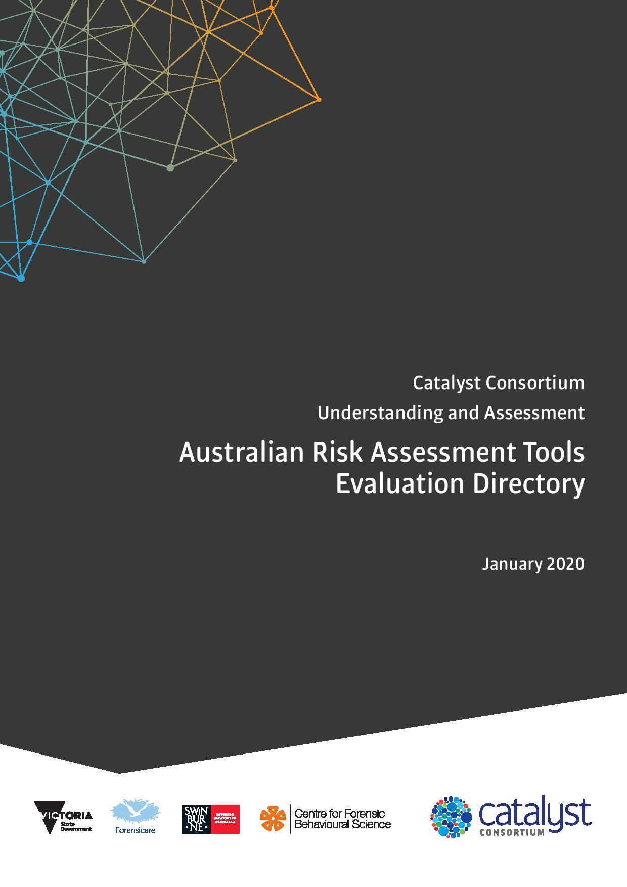 澳大利亚风险评估工具评估目录(Aus-RATED)