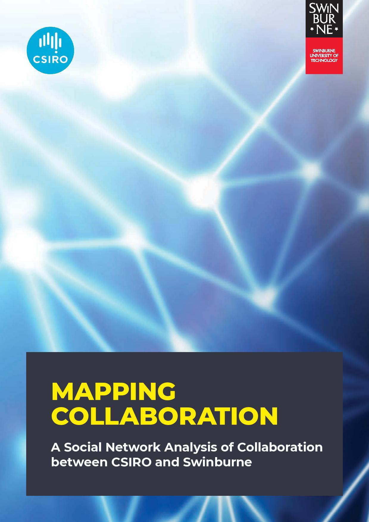 映射协作:社会网络分析CSIRO和斯文本科技大学之间的合作