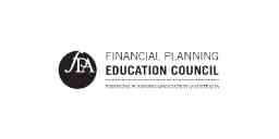 财务规划教育评议会的标志