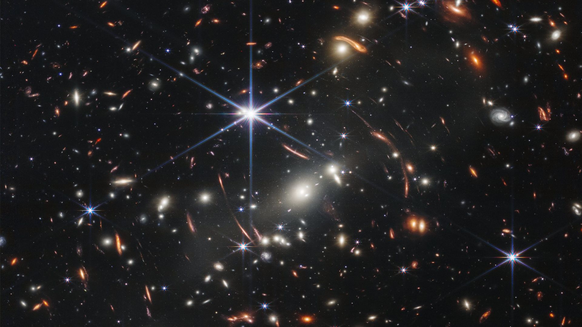 第一个图像从詹姆斯韦伯太空望远镜(JWST)显示恒星和星系,我们以前无法看到的