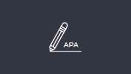 木炭背景用卡通铅笔符号画一条线和旁边的字母APA出现铅笔。