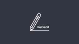 木炭背景用卡通铅笔符号画一条线和哈佛的铅笔旁边出现了这个词。