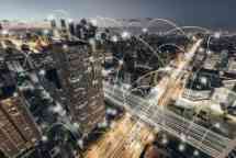 城市网络的鸟瞰图,北京,中国